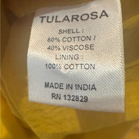 Revolve Tularosa Dana skirt set ginger yellow Summer chic colorful quiet luxury - Picture 8 of 15